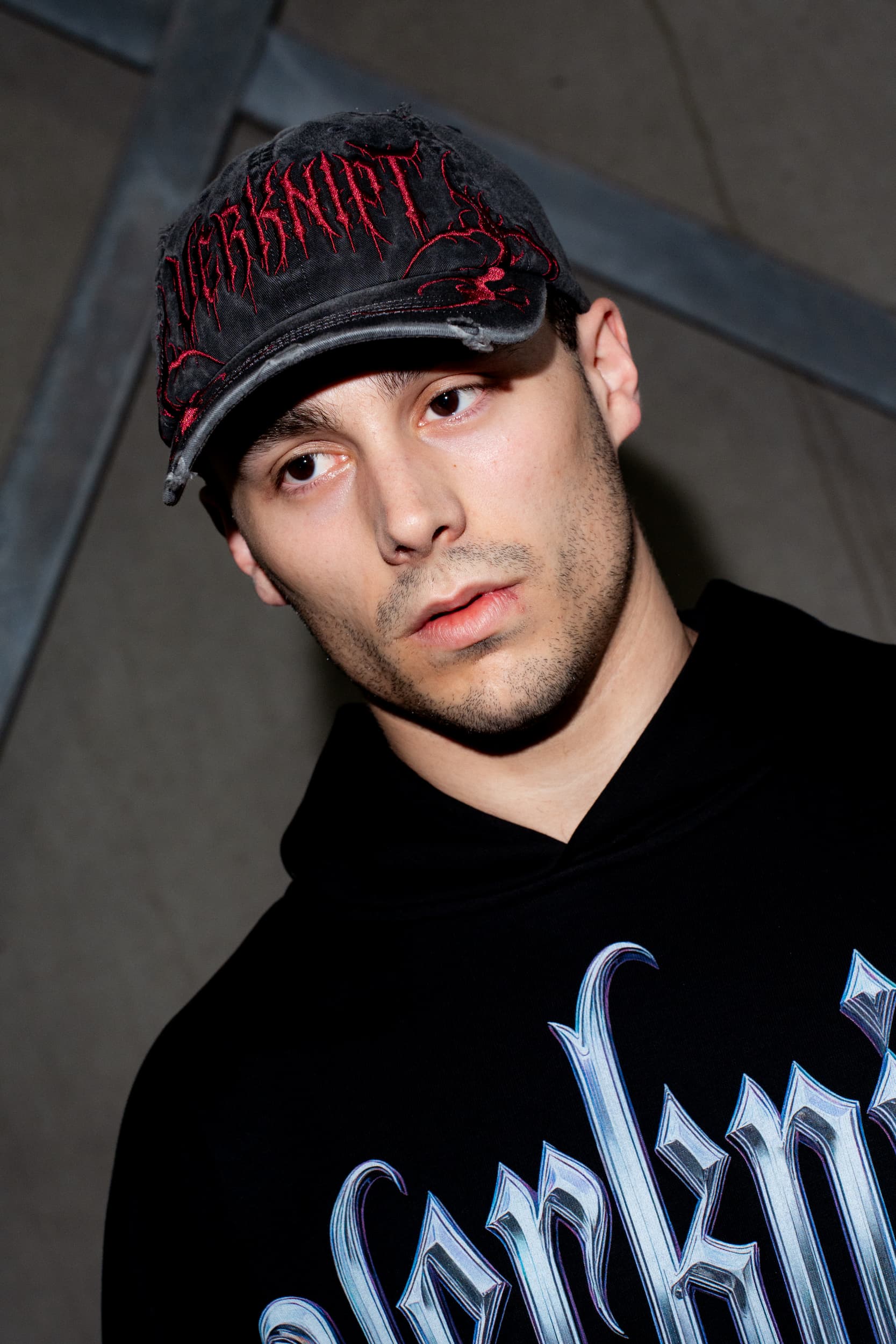 Verknipt Red Tribal Washed Cap