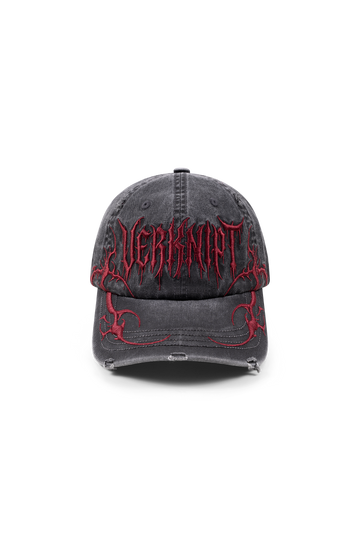 Verknipt Red Tribal Washed Cap