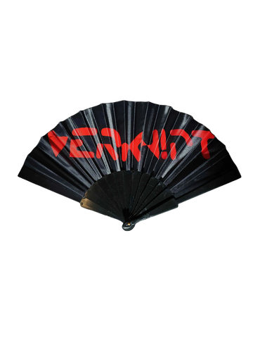 Verknipt Autumn Handfan Red Logo